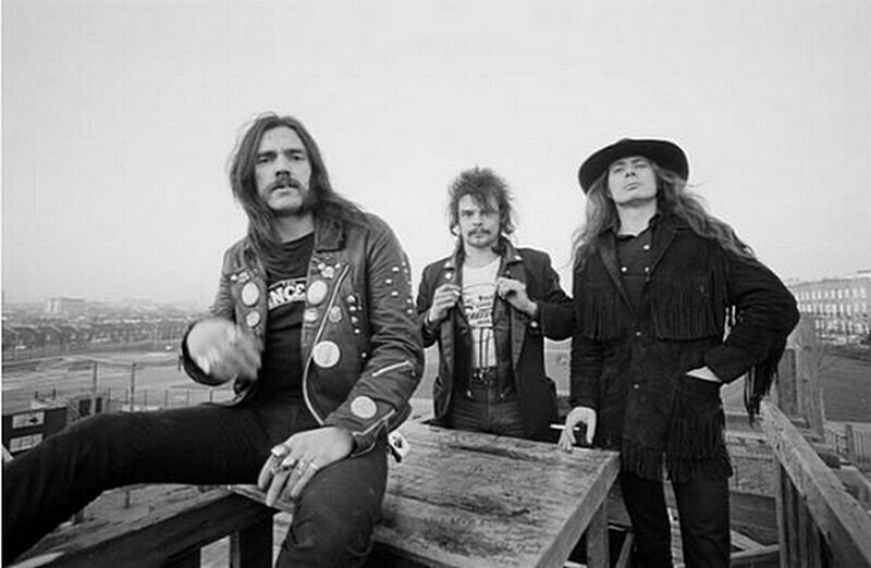 Motorhead в декабре 1980 года - Лемми Килмистер,Фил Тейлор, Эдди Кларк.