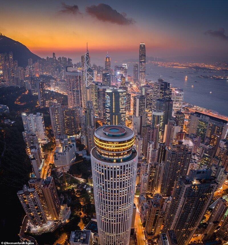 Ночной Гонконг. Фотограф - Ли Мамфорд, Великобритания