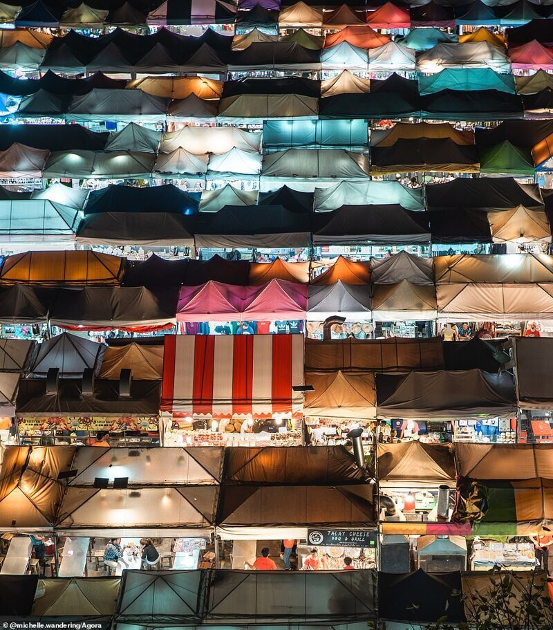 Рынок в Бангкоке. Фотограф - Мишель Вандеринг, Нидерланды
