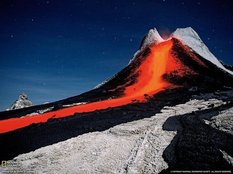 Вулкан в Танзании