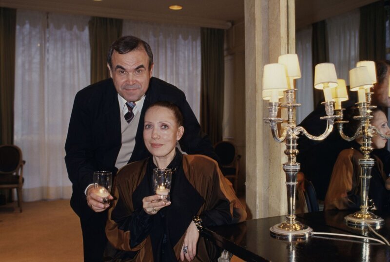 Глеб Панфилов и его жена Инна Чурикова. Париж, 18 марта 1987