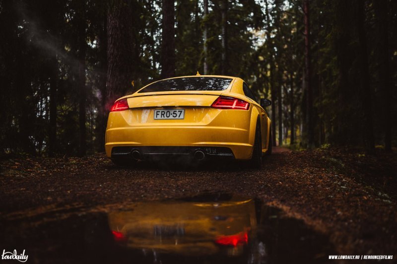 Низко и красиво — Audi TT Vegas Yellow из Финляндии