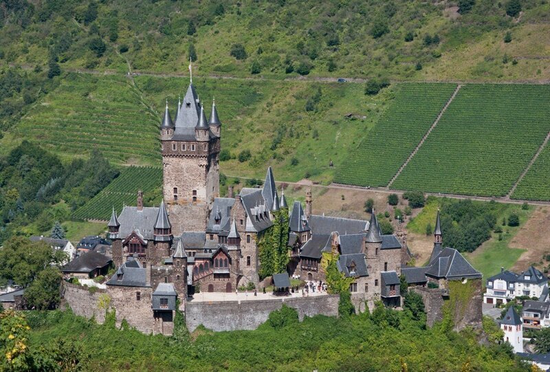 Замки Германии: имперский замок (Reichsburg) в Кохеме