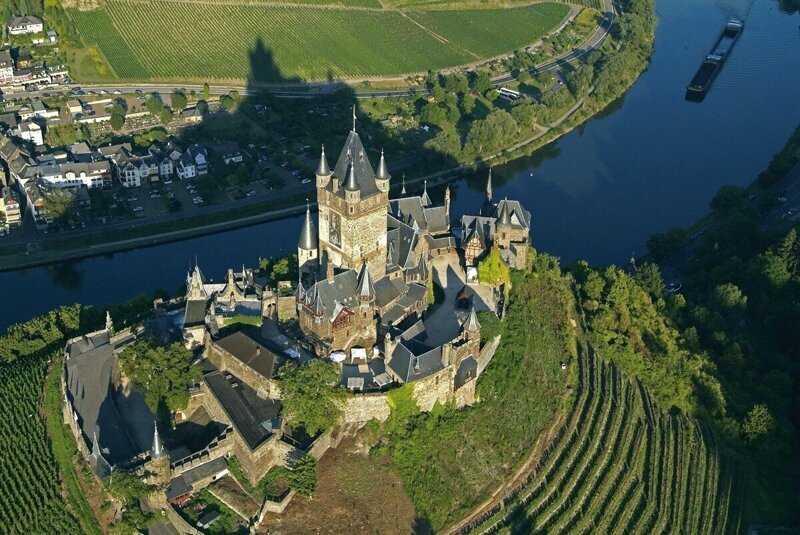 Замки Германии: имперский замок (Reichsburg) в Кохеме