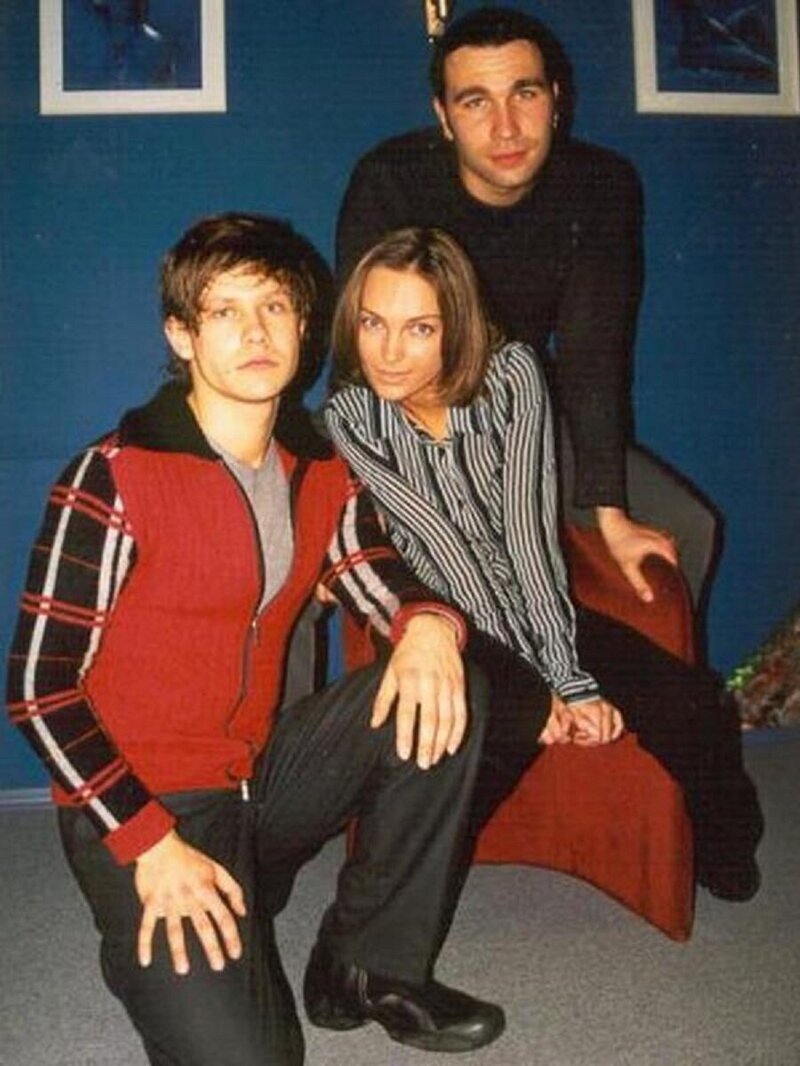 Митя Фомин, Оксана Олешко и Тимофей Пронькин (группа Hi-Fi) 1998 год