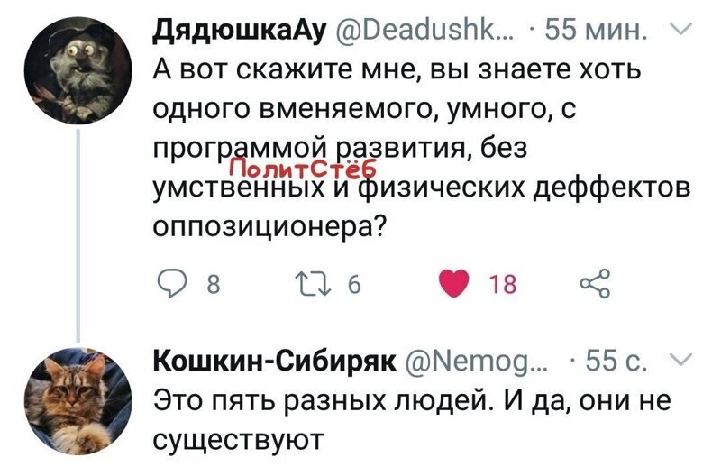 Политические комментарии из инета