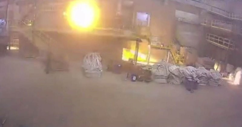 Взрыв печи на заводе тугоплавких металлов в Брянской области