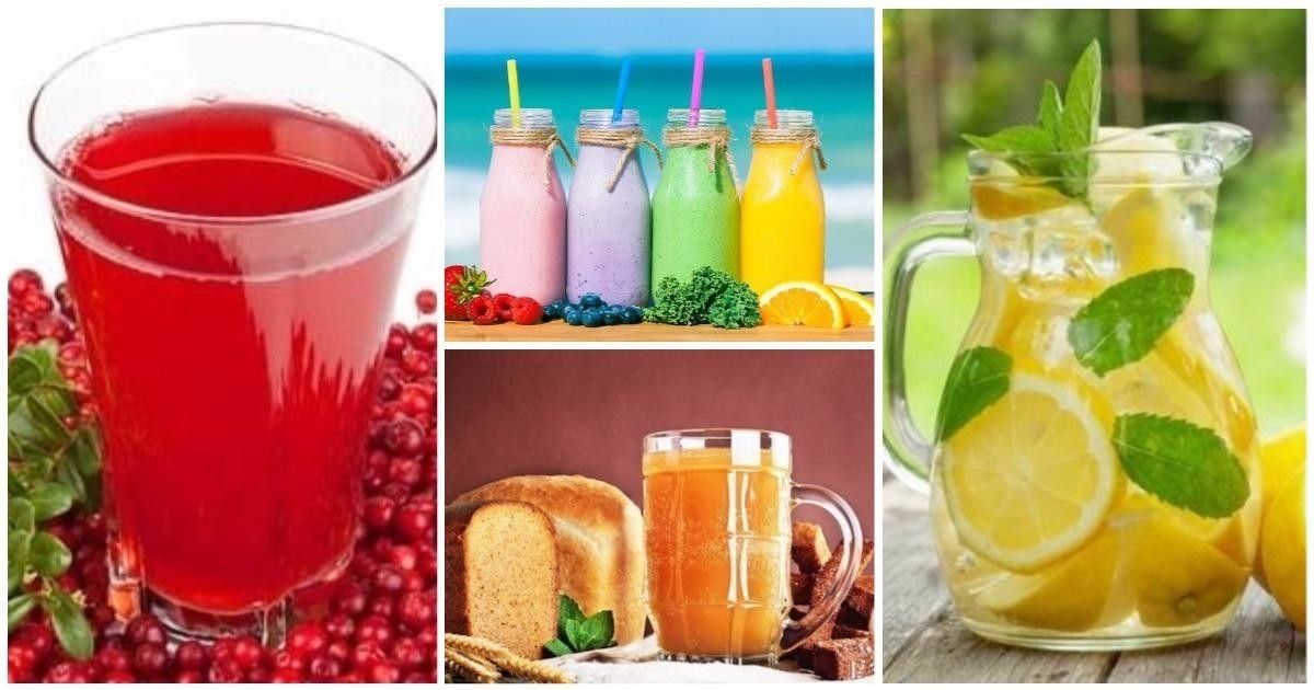 10 вкуснейших, полезных и тонизирующих напитков для лета