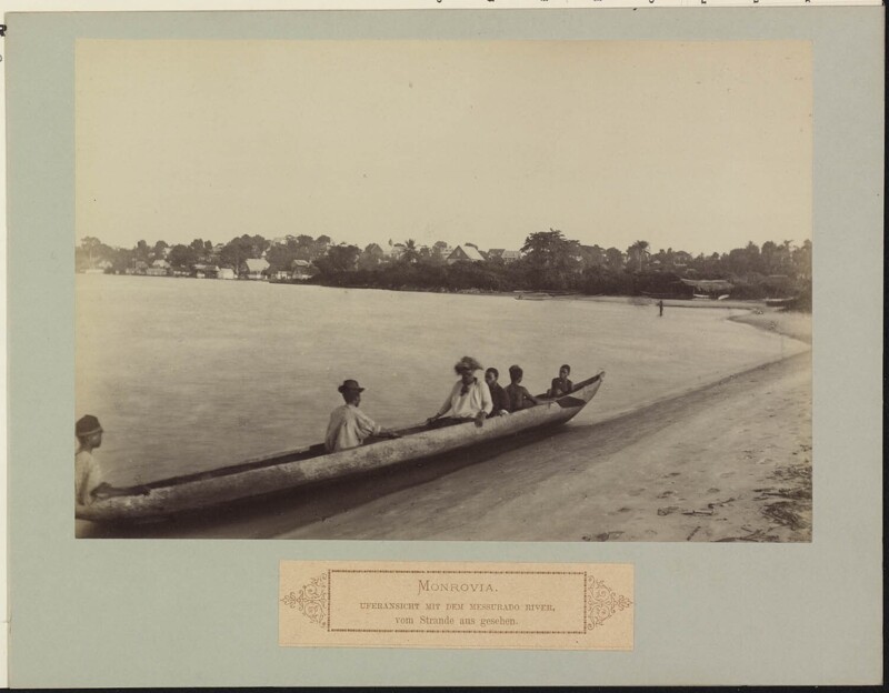 Берег реки в Монровии. 1886