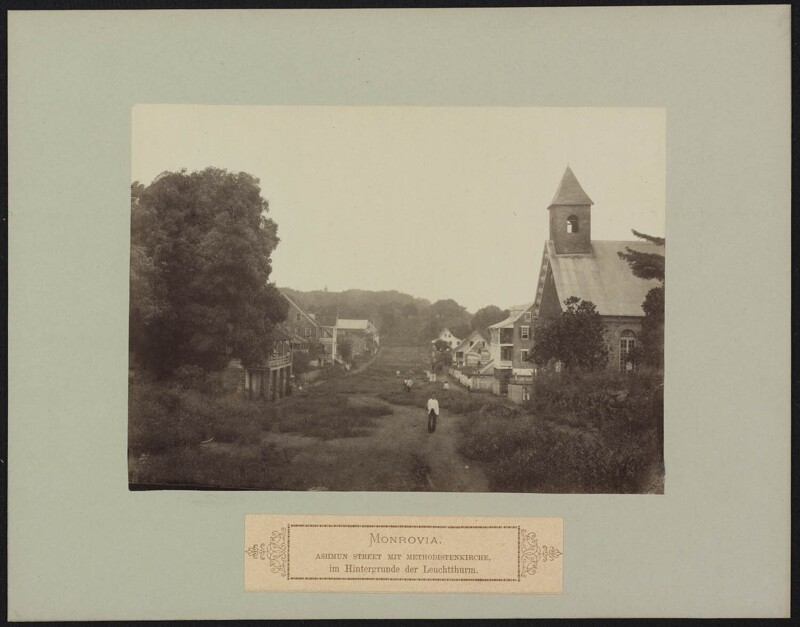 Методистская церковь в Монровии.1886