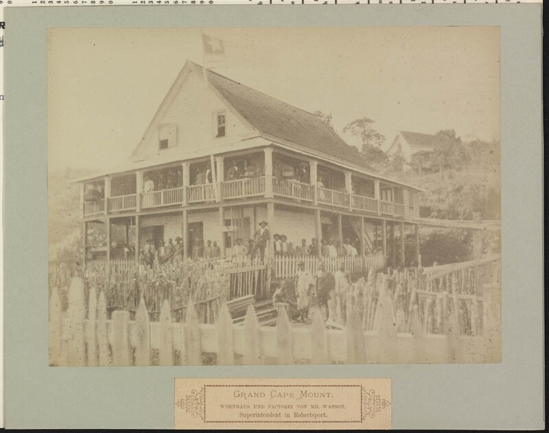 Дом директора фактории г. Уотсона, Робертспорт, графство Гранд-Кейп-Маунт. 1886