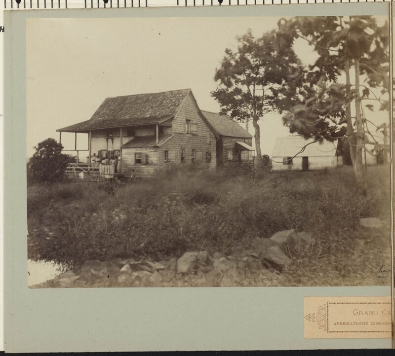 Американская миссия в Робертспорте, графство Гранд-Кейп-Маунт. 1886