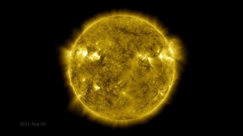 НАСА выпустило видео вращения Солнца за последние 10 лет, созданное из отдельных фотографий