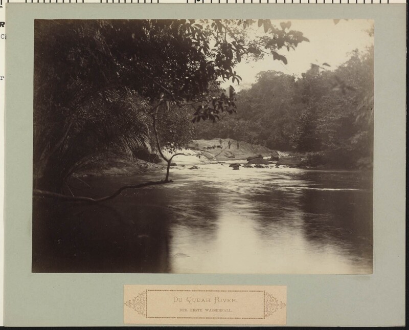 Река Ду на фоне первого водопада. 1887