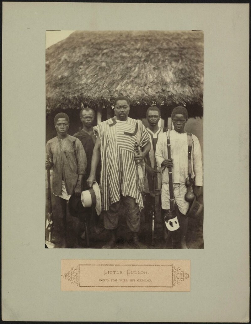 Встреча с королем Томом Уиллом в графстве Гранд-Баса, Либерия. 1887
