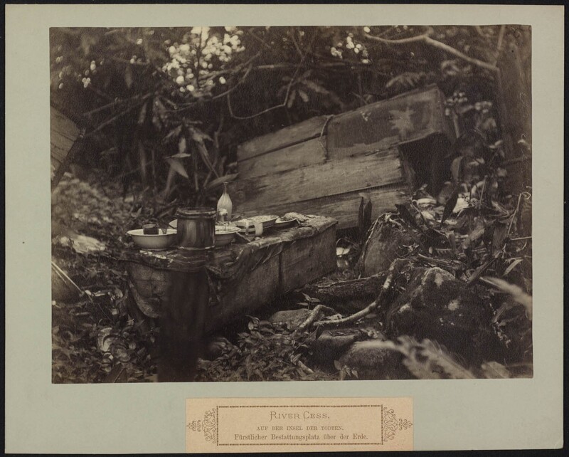 Гробница правителя над землей, Остров мертвых, Ривер-Сесс, Либерия. 1887