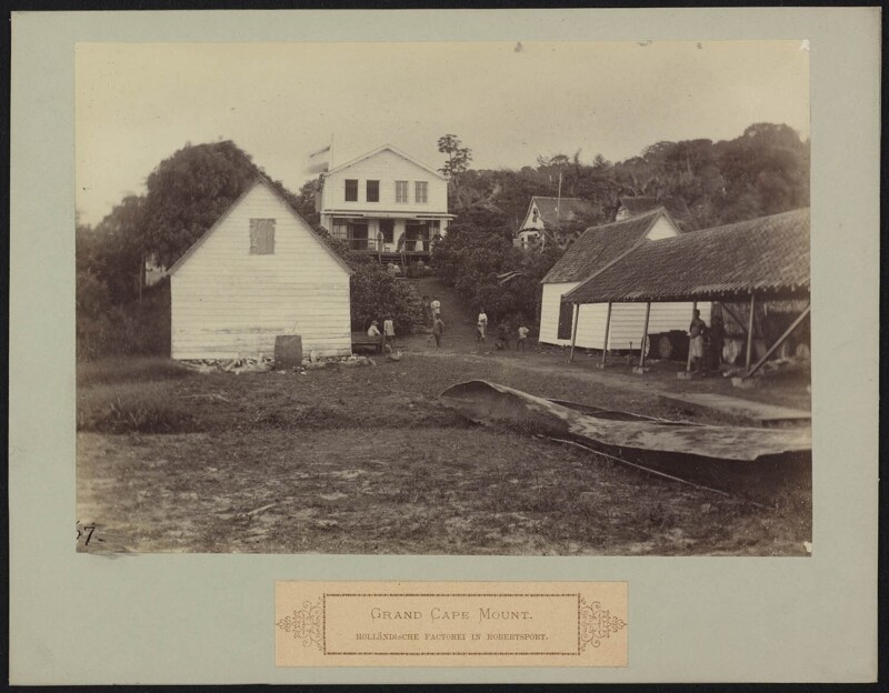 Голландская фактория в Робертспорте, графство Гранд-Кейп-Маунт. Либерия. 1887