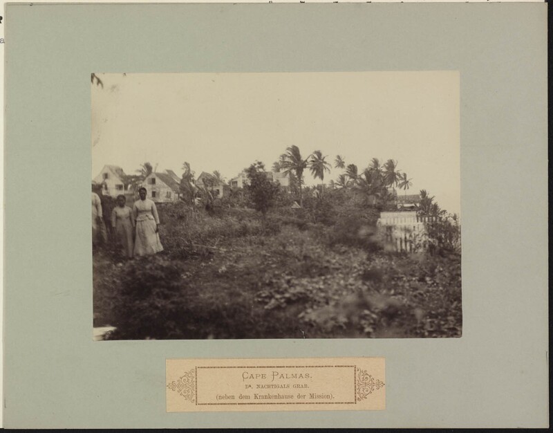 Могила доктора Густава Нахтигаля возле больницы миссии на мысе Кейп-Пальмас. Либерия. 1887