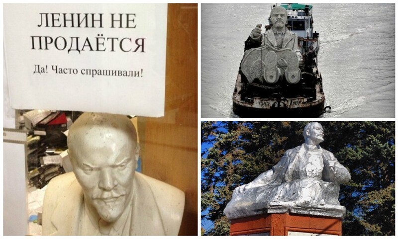О необычных монументах на Фишках: Ленин жил, Ленин жив, Ленин будет жить!!!