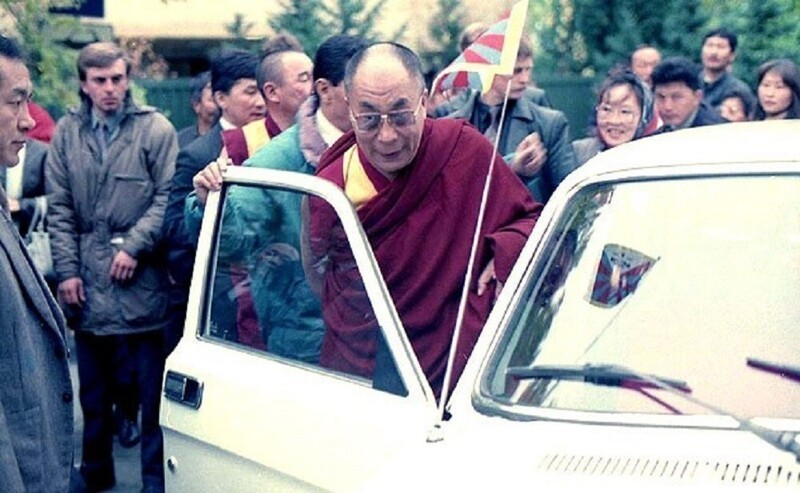 Далай-лама XIV в Тыве, 1992 год