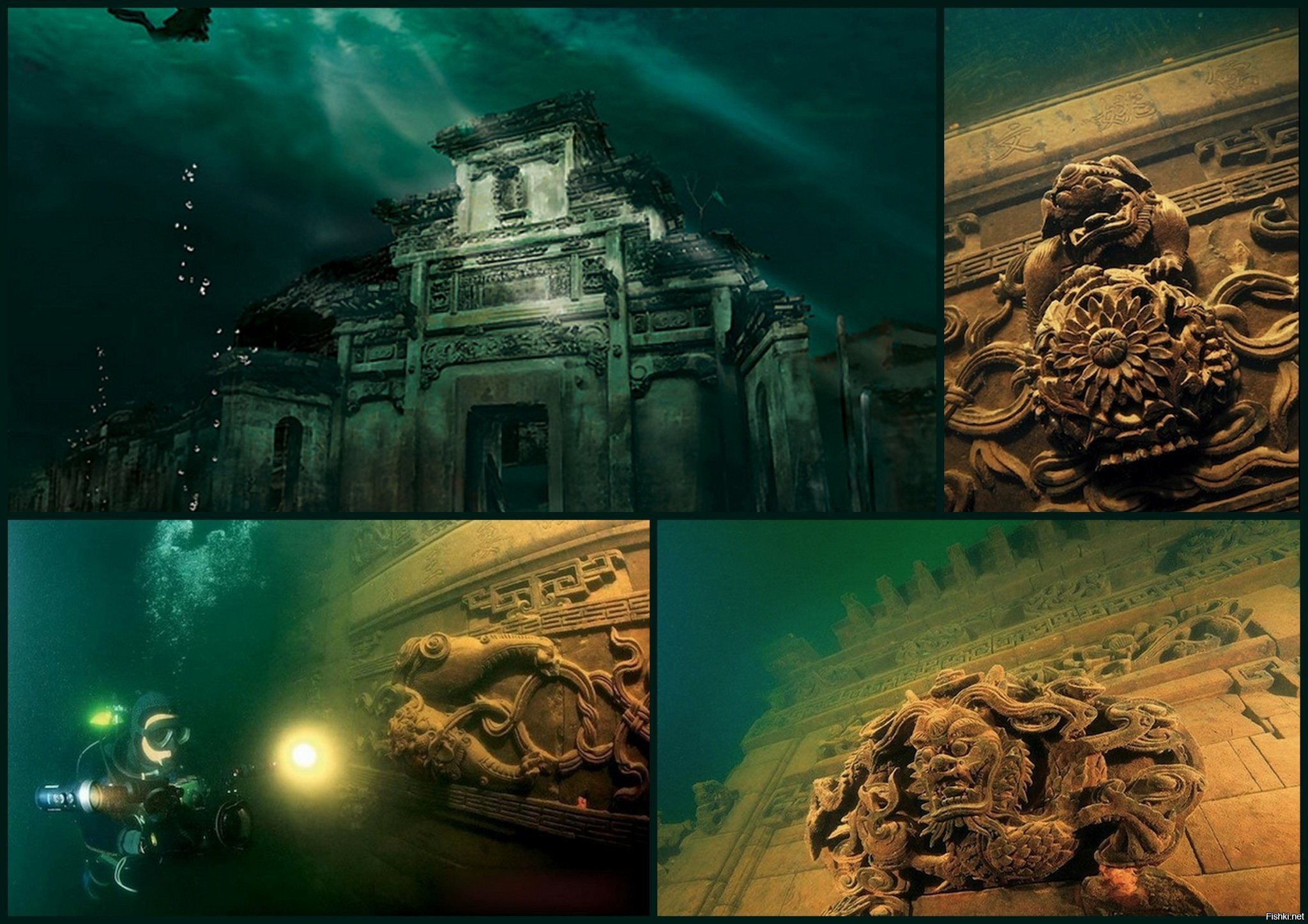 дворец клеопатры под водой