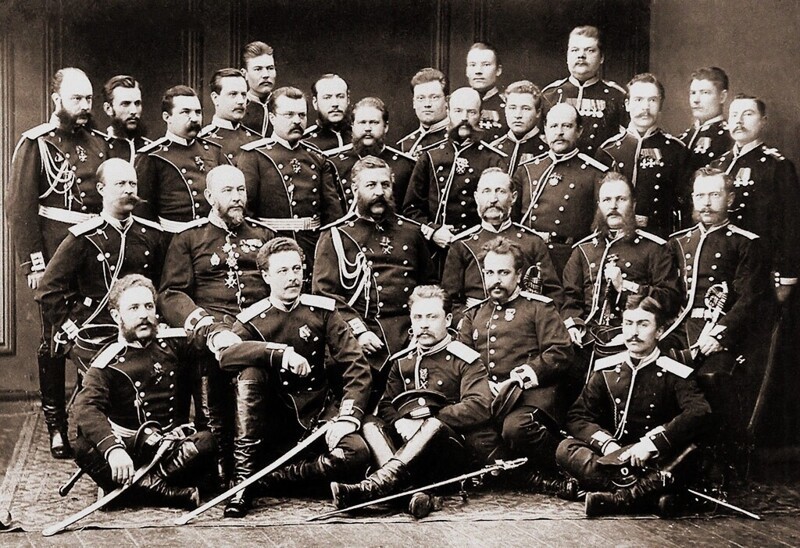 Офицеры и сержанты Лейб-гвардии финского полка, 1878