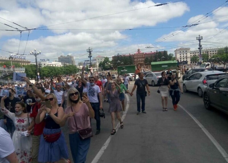 35 тыс. вышли в Хабаровске в поддержку Фургала