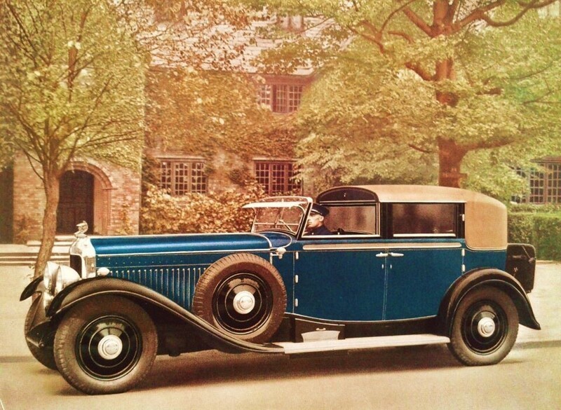 Эксклюзивная модель Минерва с кузовом Vanden Plas (фото из брошюры лондонского дилера).