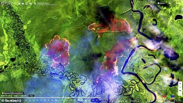 Пожары в Сибири пошли на убыль благодаря искусственным дождям