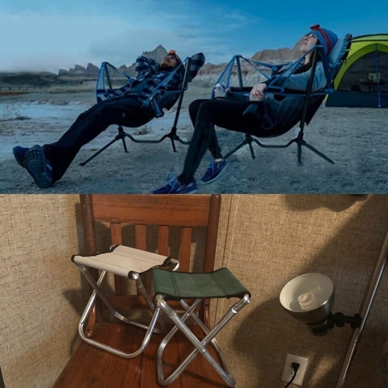 «Заказали онлайн стулья со спинками для кемпинга»