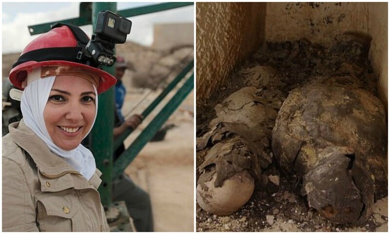 Археологи нашли в предполагаемой гробнице Клеопатры две позолоченные мумии