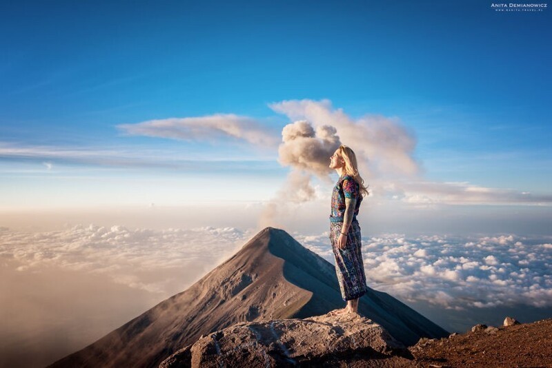 Гватемала, вулкан Акатенанго