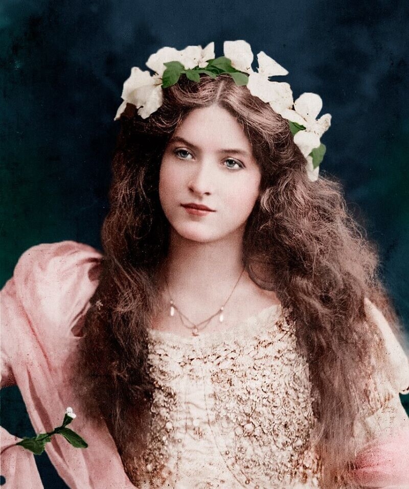 Мод Фили, американская сцена и актриса немого кино, ок. 1900-1910