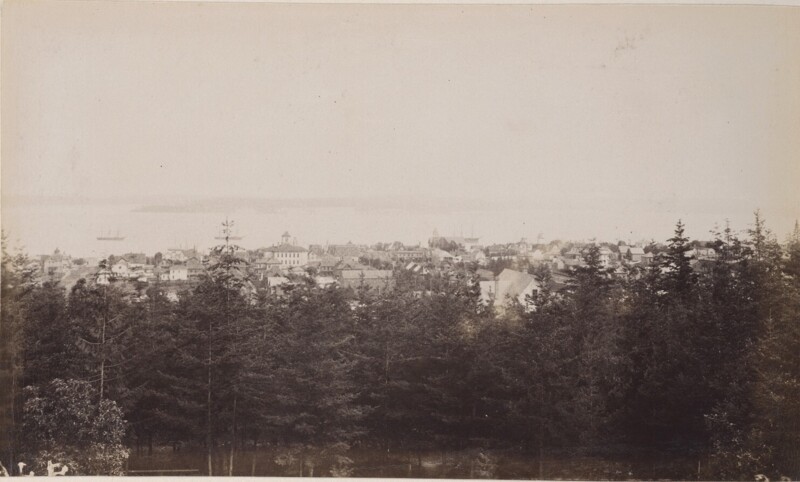 Порт Таунсенд с холма Моргана.
