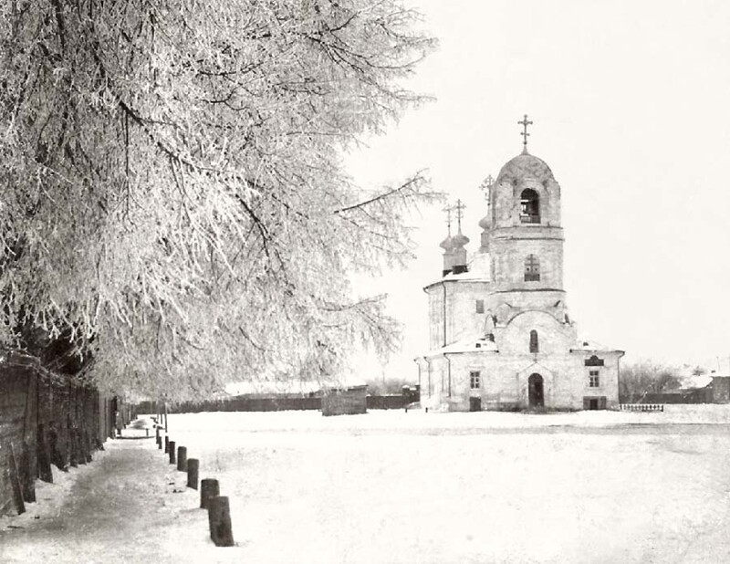 Ильинская площадь зимой.