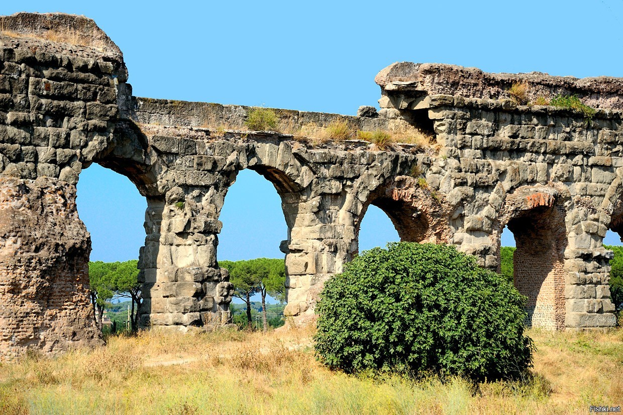 Римский водопровод. Римские акведуки Аква Аппия.
