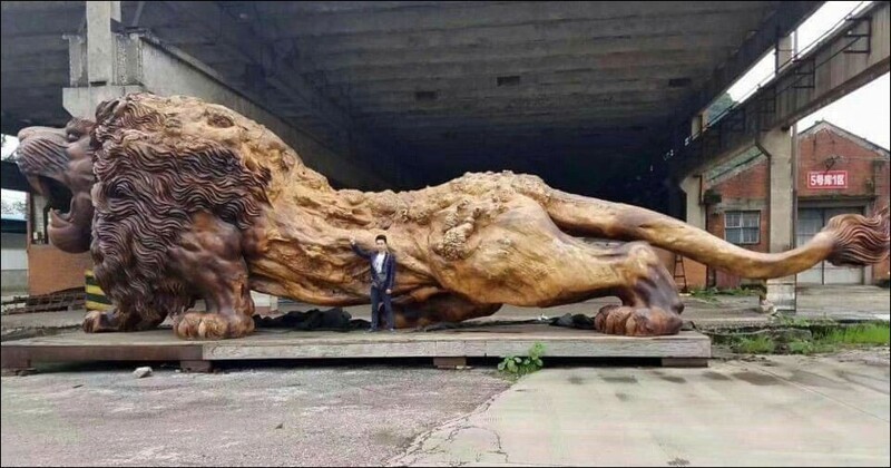 Самая большая деревянная скульптура