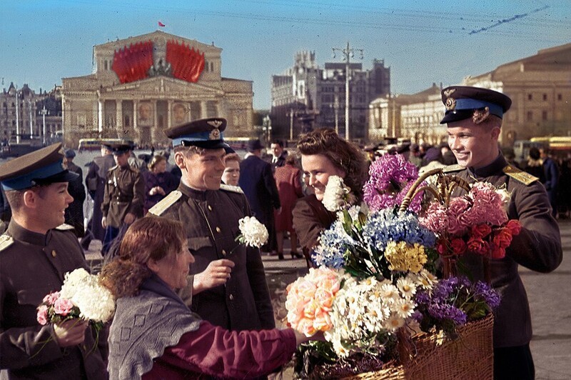 Ожившие фотографии СССР во время Великой Отечественной войны