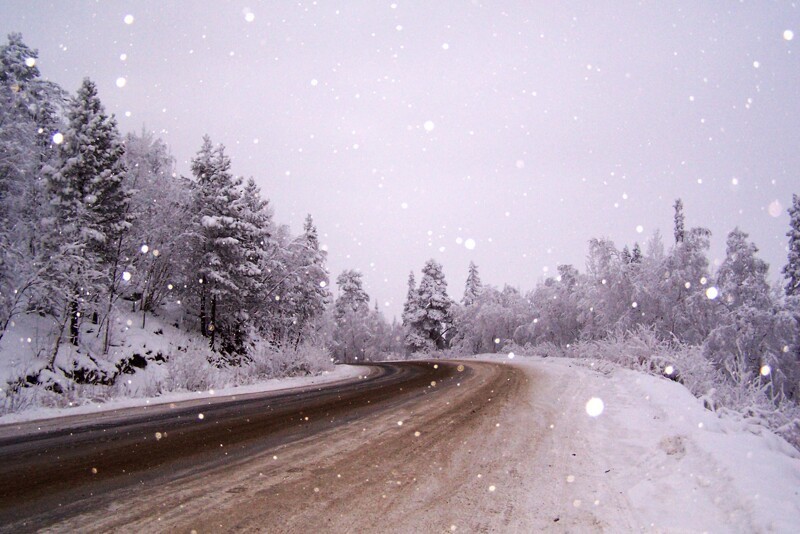 зимняя дорога