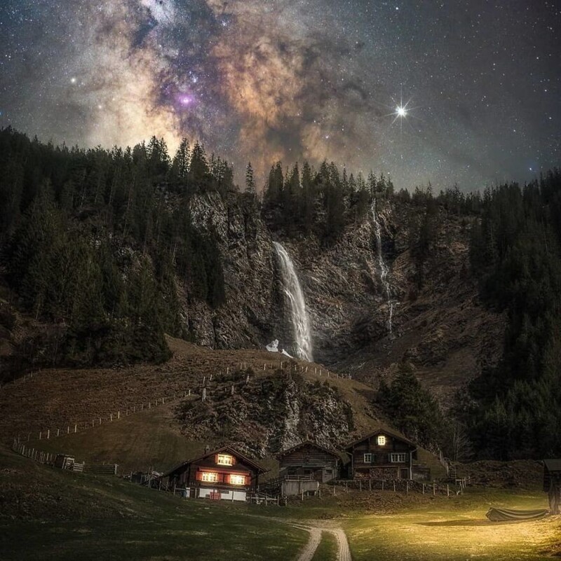 Потрясающие ночные фото, которые напоминают сцены из фантастики