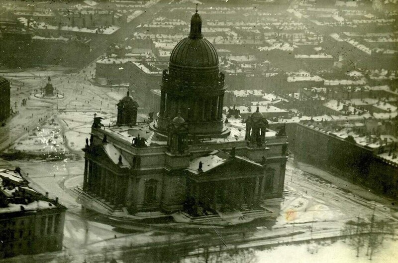 Ленинград, снимок с самолета Ленинградской школы летчиков,1924г