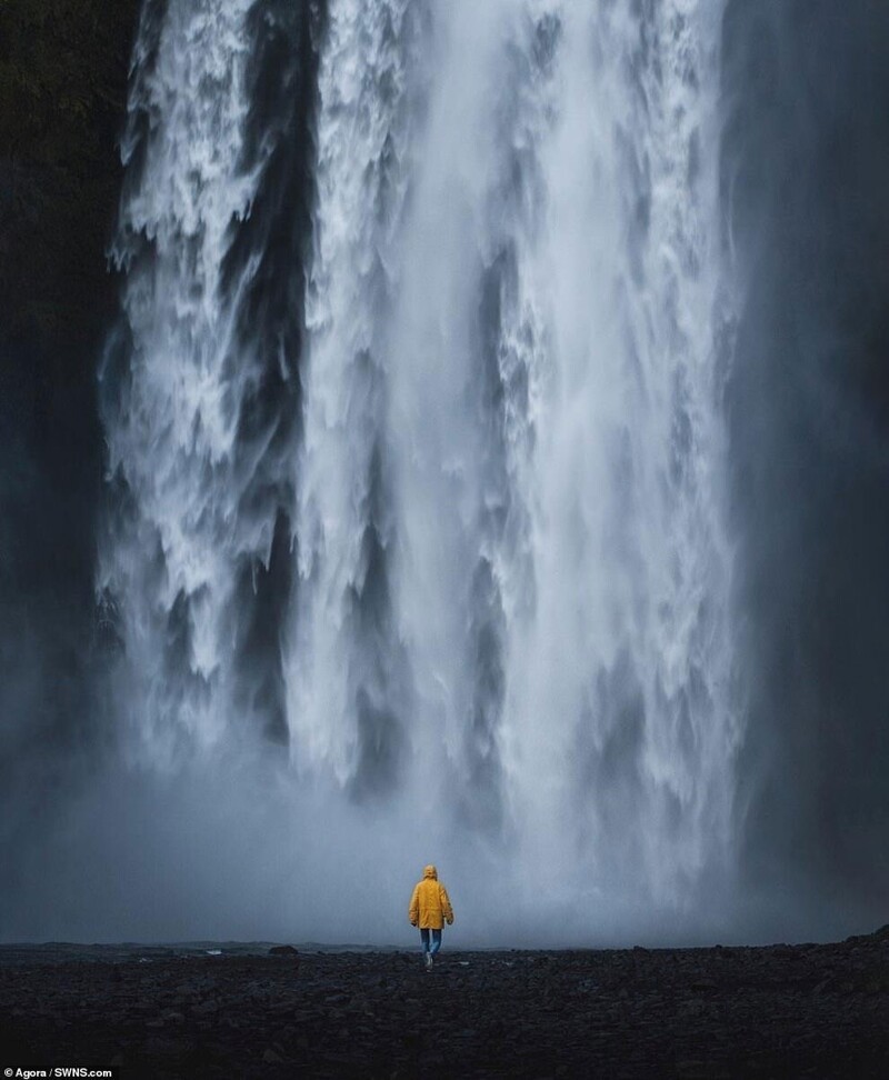 Водопад Скогафосс в Исландии: