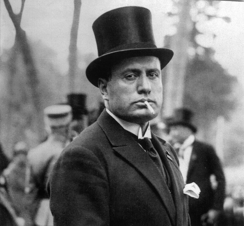 Бенито Муссолини в Лондоне