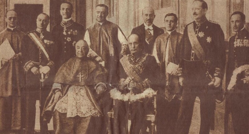Участники подписания Латеранских соглашений