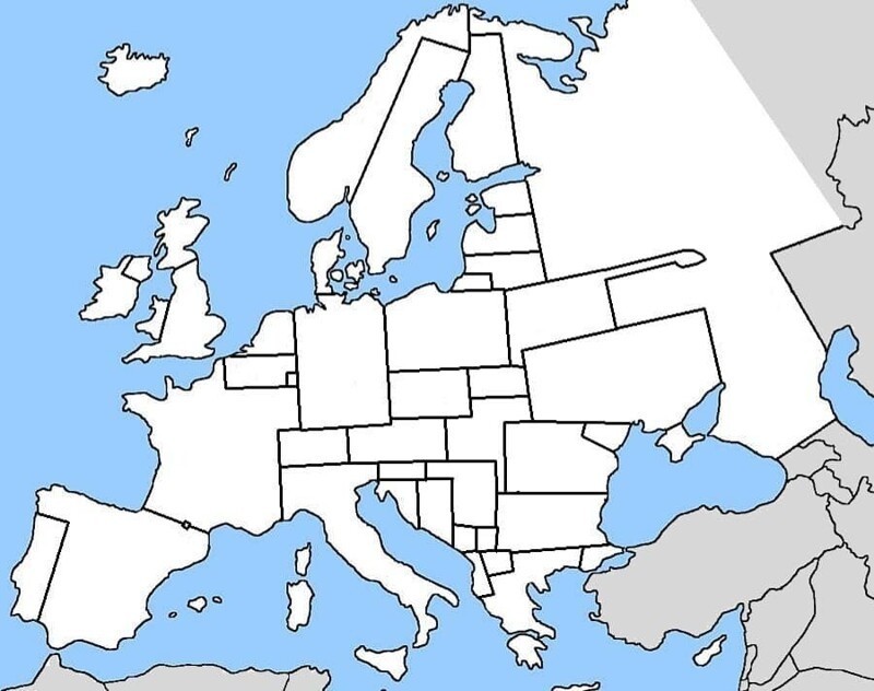 15. Как выглядела бы Европа, будь она колонизирована Европой