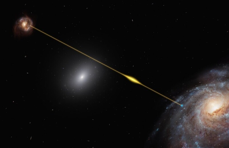 Астрономы отследили загадочный радиосигнал до мертвой звезды в центре Млечного пути