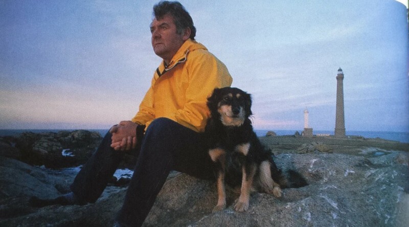 Теодор Малгорн в начале 90-х со своим псом. Фото: Жан Гишар.