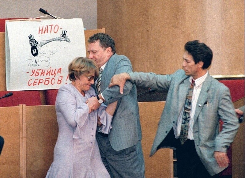 Владимир Вольфович изволит гневаться, 1995 год.