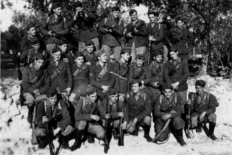Итальянские солдаты перед отправкой на фронт