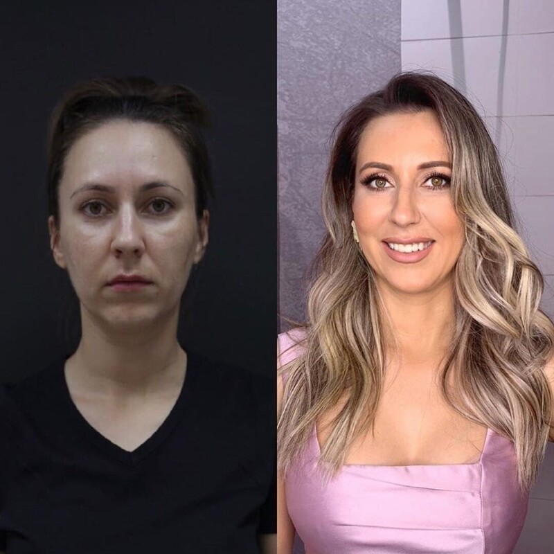 До и после макияжа глаз thumbnail
